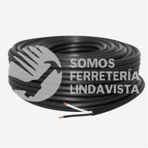 301746 CABLE CORDON DE USO RUDO (SJT) 2X12AWG 60GRADOSC 300V VENTA POR ROLLO DE 100MT IUSA