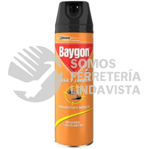 618808 916145 INSECTICIDA BAYGON CASA Y JARDIN EN AEROSOL 305G 400ML SC JOHNSON