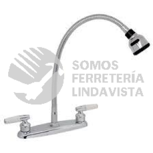 8-IPF MEZCLADORA DE CROMO CON PICO FLEXIBLE RUGO