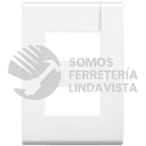 E5N2PTL PLACA DUPLEX CON CHASIS MODUS PRO COLOR BLANCO BTICINO