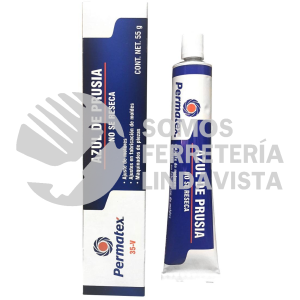 35-V AZUL DE PRUSIA 55GR PARA AJUSTE DE MOTORES PERMATEX