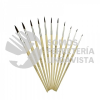 E01113 PINCEL REDONDO CREMA ARTEX SERIE 101 NO. 3 PERFECT