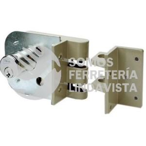 MX2201 CERRADURA SOBREPONER DERECHA BEIGE CILINDRO P/PUERTA 1-1/2" PHILLIPS