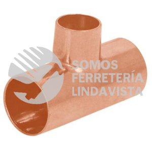 111R-252519 TEE DE COBRE 1X1 REDUCIDA A 3/4" NACOBRE
