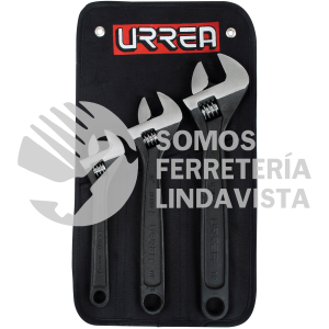 795S JUEGO DE LLAVES AJUSTABLES FOSFATIZADAS, 3 PIEZAS 708S, 710S, 712S URREA