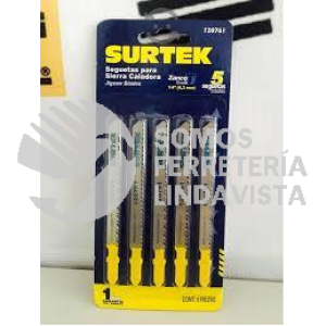 T111C JGO C/5 SEGUETAS P/CALADORA SURTEK