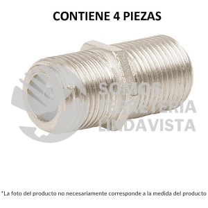 48483 COCO-59B BOLSA CON 4 CONECTORES COAXIALES RG 59 PARA CONECTOR MACHO VOLTECK