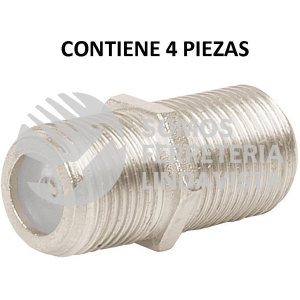 48484 COCO-6B BOLSA CON 4 CONECTORES COAXIALES RG 6 PARA CONECTOR MACHO VOLTECK