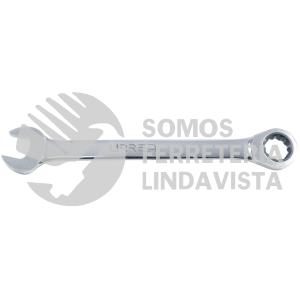1242CM LLAVE COMBINADA PULIDO ESPEJO DE MATRACA EN PULGADAS, 12 PUNTAS, 1-5/16" URREA