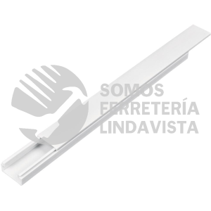 46284 CAN-1020A CANALETA DE 1 VIA 10 X 20 MM CON ADHESIVO VOLTECK