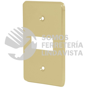 46435 PASE-E PLACA 1 MODULO DE ALUMINIO LINEA ECONOMICA VOLTECK