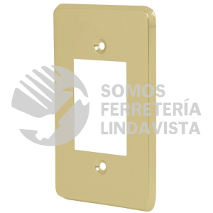 46437 PATR-E PLACA 3 MODULOS DE ALUMINIO LINEA ECONOMICA VOLTECK