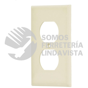 46406 PPDO-S PLACA DE ABS DUPLEX STANDARD MARFIL VOLTECK