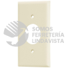 46412 PPSE-S PLACA DE ABS PARA CONTACTO REDONDO STANDARD MARFIL VOLTECK