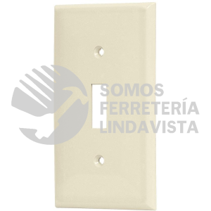 46415 PPAP-S PLACA DE ABS PARA INTERRUPTOR VERTICAL STANDARD MARFIL VOLTECK