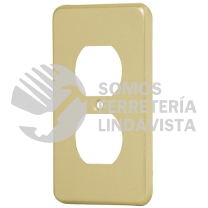 46408 PADO-S PLACA DUPLEX DE ALUMINIO LINEA STANDARD VOLTECK
