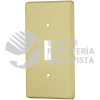 46417 PAAP-S PLACA PARA INTERRUPTOR VERTICAL DE ALUMINIO LINEA STANDARD VOLTECK