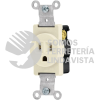 46109 COSE-S CONTACTO SENCILLO 2 POLOS 3 HILOS STANDARD MARFIL VOLTECK