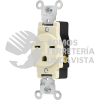 46110 COSE-CHS CONTACTO SENCILLO CARA DE CHINO STANDARD MARFIL VOLTECK