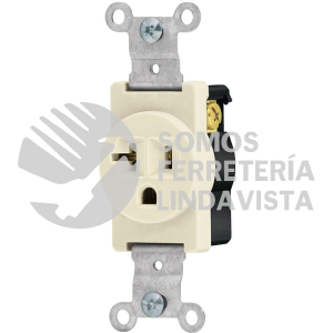 46101 COSE-MS CONTACTO SENCILLO 2 POLOS 3 HILOS 20 A STANDARD MARFIL VOLTECK