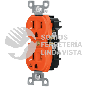 46105 CODO-TAS CONTACTO DUPLEX TIERRA AISLADA 15 A LINEA STANDARD VOLTECK