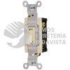 46003 APSE-ES INTERRUPTOR VERTICAL DE PALANCA 3 VIAS STANDARD MARFIL VOLTECK