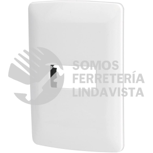48134 PPSE-IB PLACA 1 MODULO DE ABS LINEA ITALIANA COLOR BLANCO VOLTECK