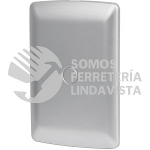 46396 PPC-IP PLACA DE ABS CIEGA LINEA ITALIANA COLOR PLATA VOLTECK