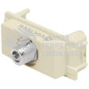 48106 TV-I TOMA DE TELEVISION LINEA ITALIANA COLOR MARFIL VOLTECK