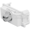 48141 TV-IB TOMA DE TELEVISION LINEA ITALIANA COLOR BLANCO VOLTECK