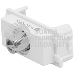 48141 TV-IB TOMA DE TELEVISION LINEA ITALIANA COLOR BLANCO VOLTECK
