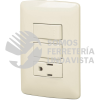 48667 PA-APCO-I2 PLACA ARMADA CONTACTO 2 INTERRUPTORESMARFIL LINEA ITALIANA VOLTECK