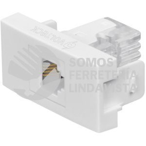 48327 TE-OB TOMA DE TELEFONO LINEA OSLO COLOR BLANCO VOLTECK