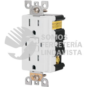46107 CODO-GFCI CONTACTO DUPLEX FALLA A TIERRA GFCI (ICFT) CLASSIC VOLTECK