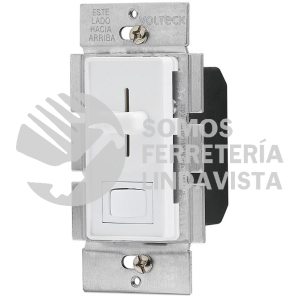 46301 DIM-CL2 ATENUADOR DE LUZ DESLIZABLE CON INTERRUPTOR LINEA CLASSIC VOLTECK