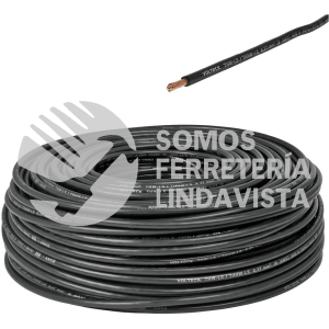 46050 CAB-8N ROLLO DE 100 M DE CABLE THHW-LS 8 AWG NEGRO VOLTECK