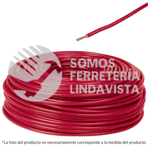 46059 CAB-10R ROLLO DE 100 M DE CABLE THHW-LS 10 AWG ROJO VOLTECK