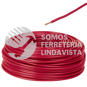 46058 CAB-8R ROLLO DE 100 M DE CABLE THHW-LS 8 AWG ROJO VOLTECK