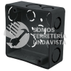 45004 CCH-4X4P CAJA CUADRADA 4" X 4" PLASTICA VOLTECK