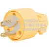 46205 CLP-A CLAVIJA INDUSTRIAL PLASTICA ATERRIZADA 2 POLOS+TIERRA VOLTECK