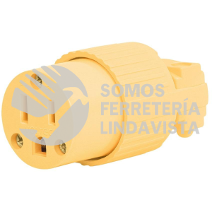 46117 COP-A CONTACTO INDUSTRIAL PLASTICO ATERRIZADO 2 POLOS+TIERRA VOLTECK