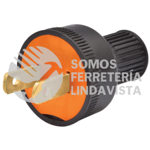 46210 CL-HR 2 CLAVIJAS NO POLARIZADAS REDONDAS DE PVC VOLTECK
