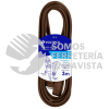 48007 ED-3C EXTENSION ELECTRICA DOMESTICA 3 M CAFE CON CLAVIJA PLANA VOLTECK