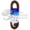 48019 ED-5C EXTENSION ELECTRICA DOMESTICA 5 M CAFE CON CLAVIJA PLANA VOLTECK