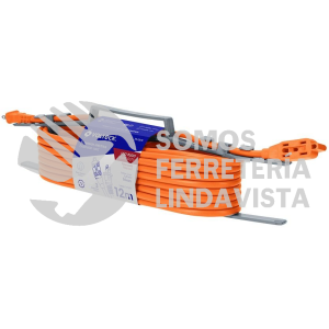48047 ER-12X16 EXTENSION ELECTRICA DE USO RUDO 12 M 2X16 AWG VOLTECK