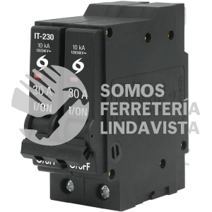 46705 IT-230 INTERRUPTOR TERMOMAGNETICO 2 POLOS 30 A VOLTECK