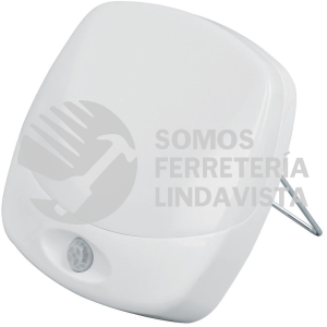 46157 LUZ-8SE LUZ DE NOCHE DE LED 8 LUMENES CON SENSOR 3 PILAS AAA NO INCLUIDAS VOLTECK