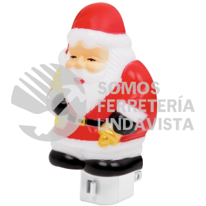 46136 LUZ-07 LUZ DE NOCHE CON LAMPARA E12 SANTA CLAUS VOLTECK