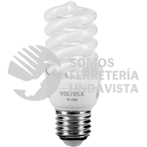 48505 FC-13EM LAMPARA ESPIRAL MINI T2 13 W LUZ CALIDA EN BLISTER VOLTECK