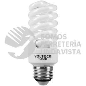48204 F-15EM LAMPARA ESPIRAL MINI T2 15 W LUZ DE DIA EN BLISTER VOLTECK